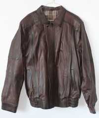 Мъжко яке от естествена кожа MARi Leather & Fur, Ватирано