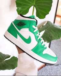 Nike Air Jordan 1 Mid Lucky Green