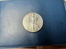 Серебренная Монета 1 доллар (Шагающая Свобода)
