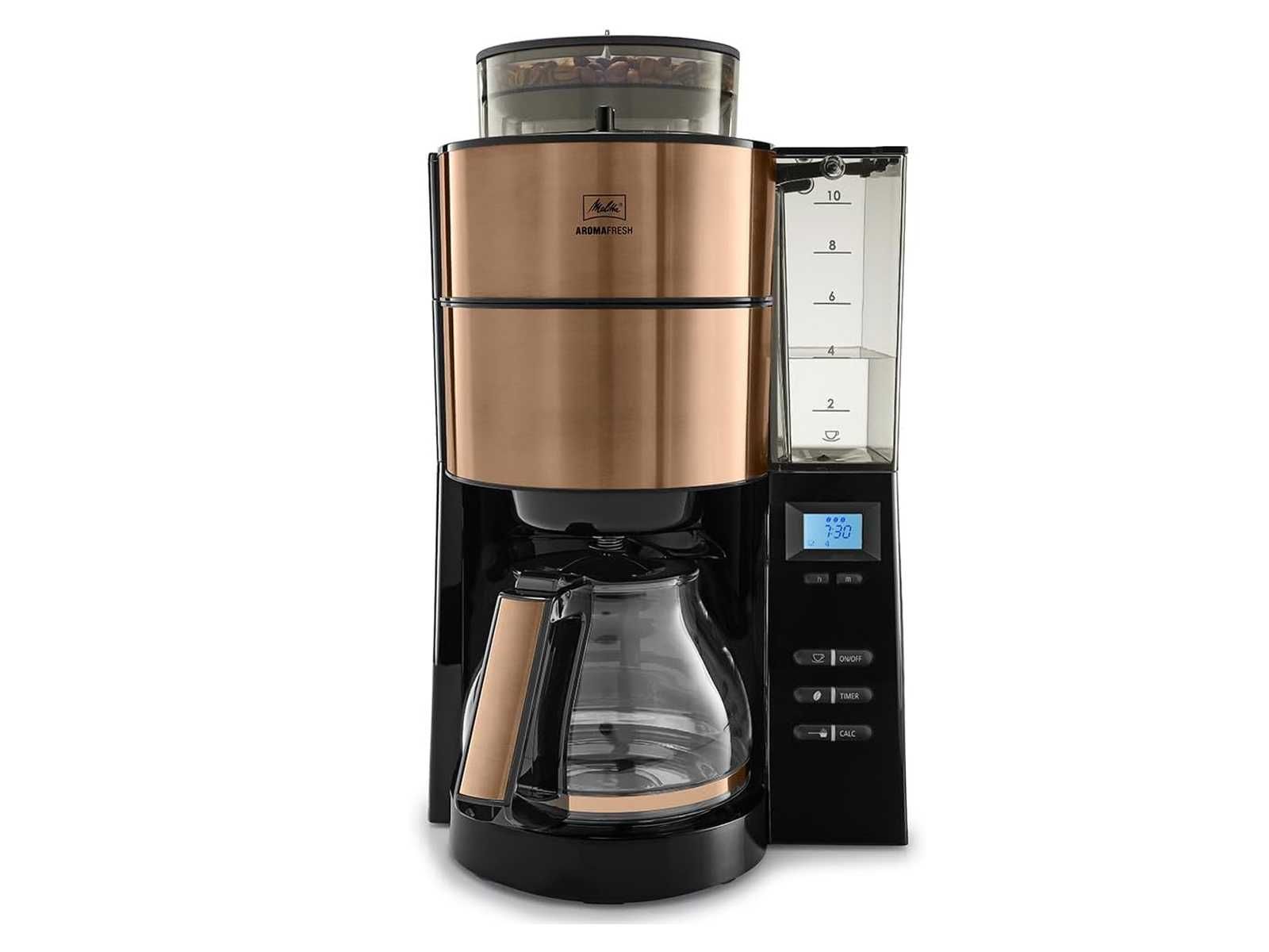 Шварц кафемашина с мелачка Melitta AromaFresh Copper (1021-04) Филтър