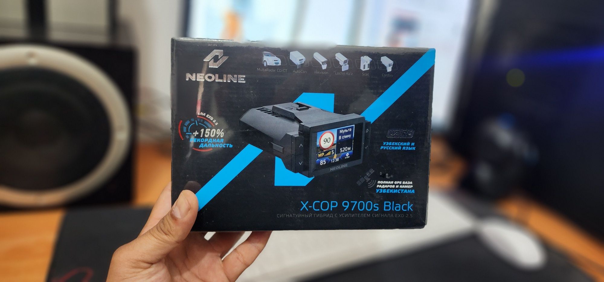 Neoline Xcop 9700s black o'dari radar antradar dostafka web 24/7