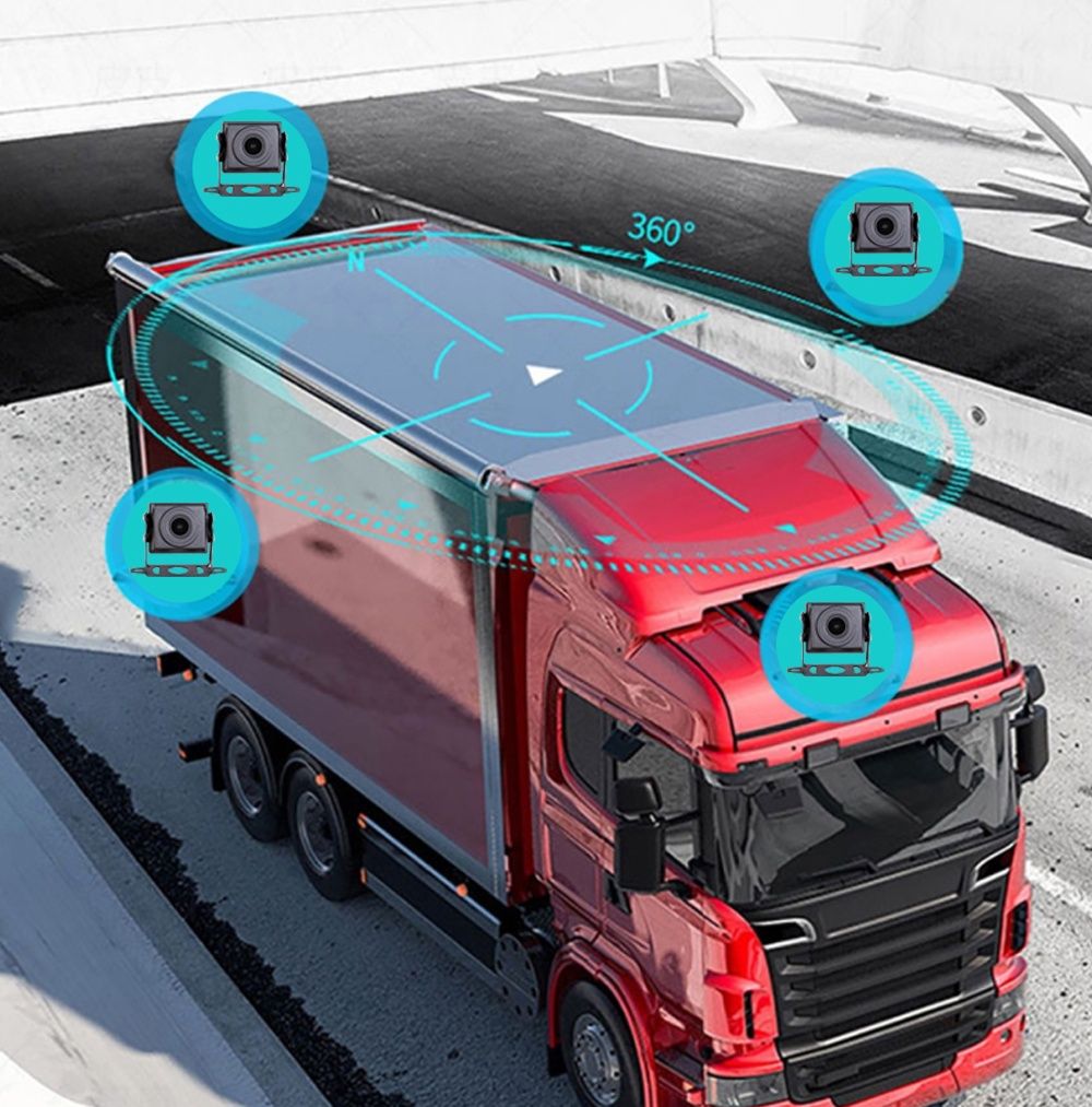 Камера 360° для грузовых автомобилей