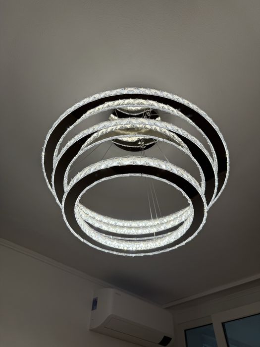 Candelabru led 3 inele