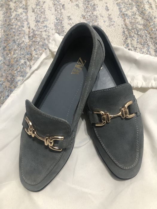 Mocasini piele zara 36