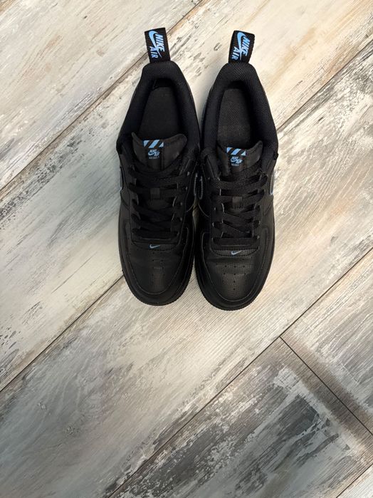 Nike air force one black and blue