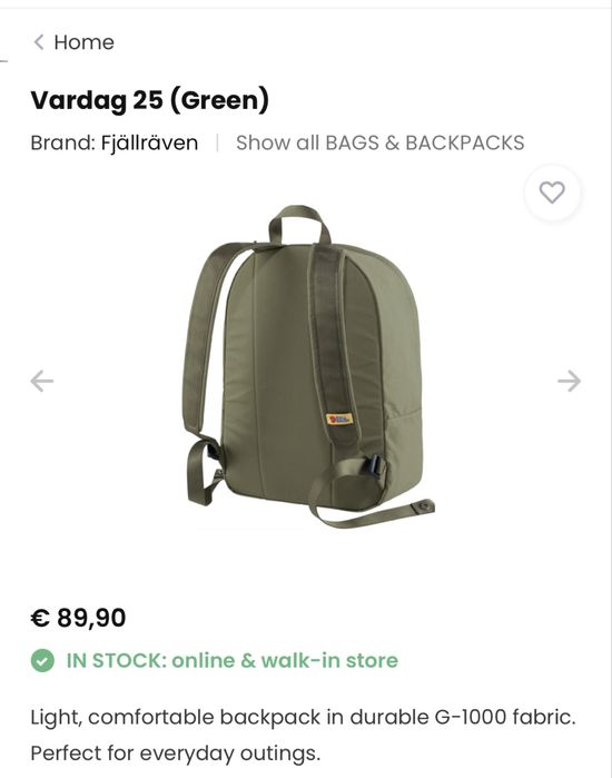 Раница Fjallraven Vardag 25