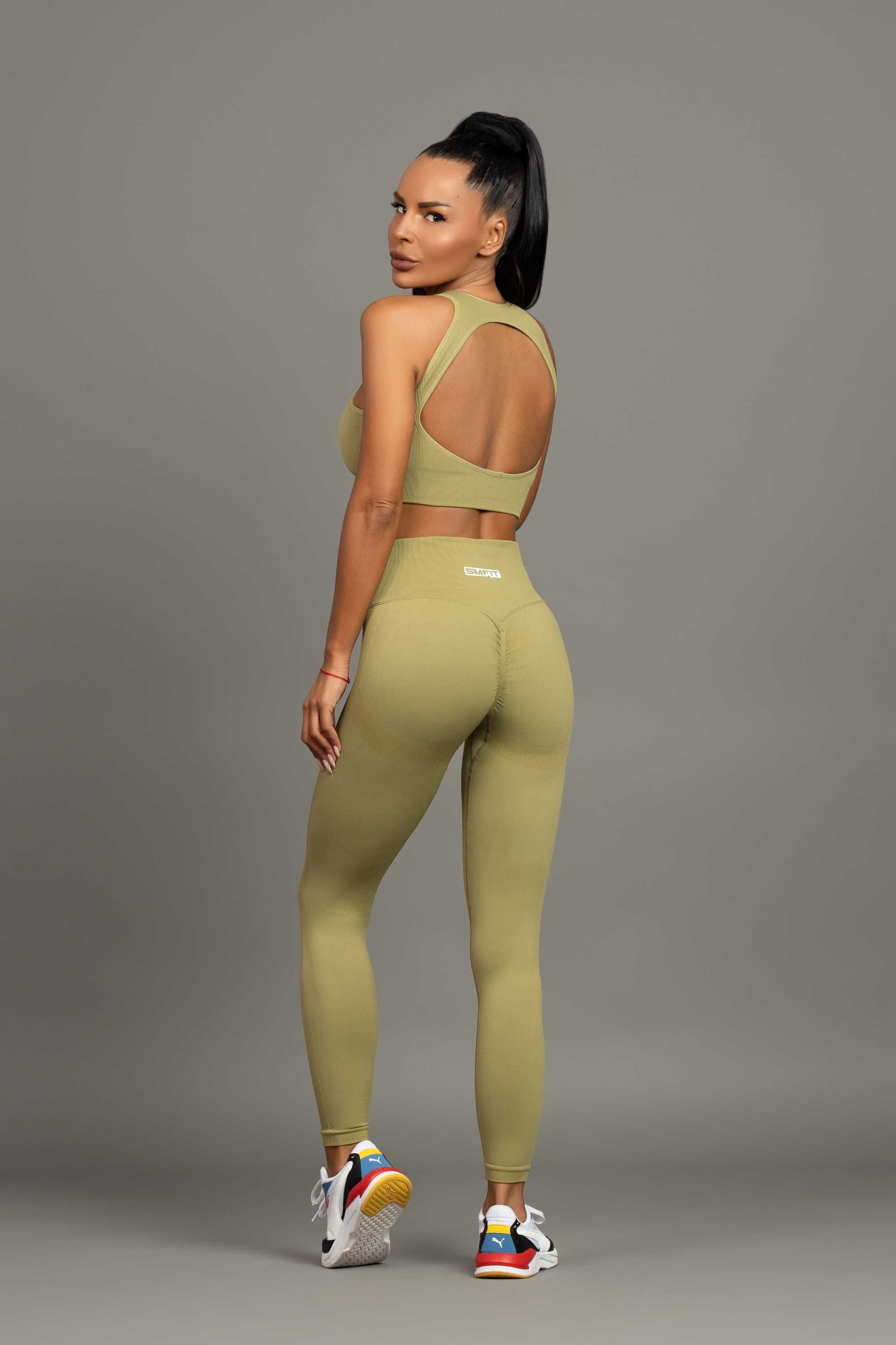 Клин Scrunch Bum Зелен или Розов (Пепел от Рози), размери: S, M, L, XL