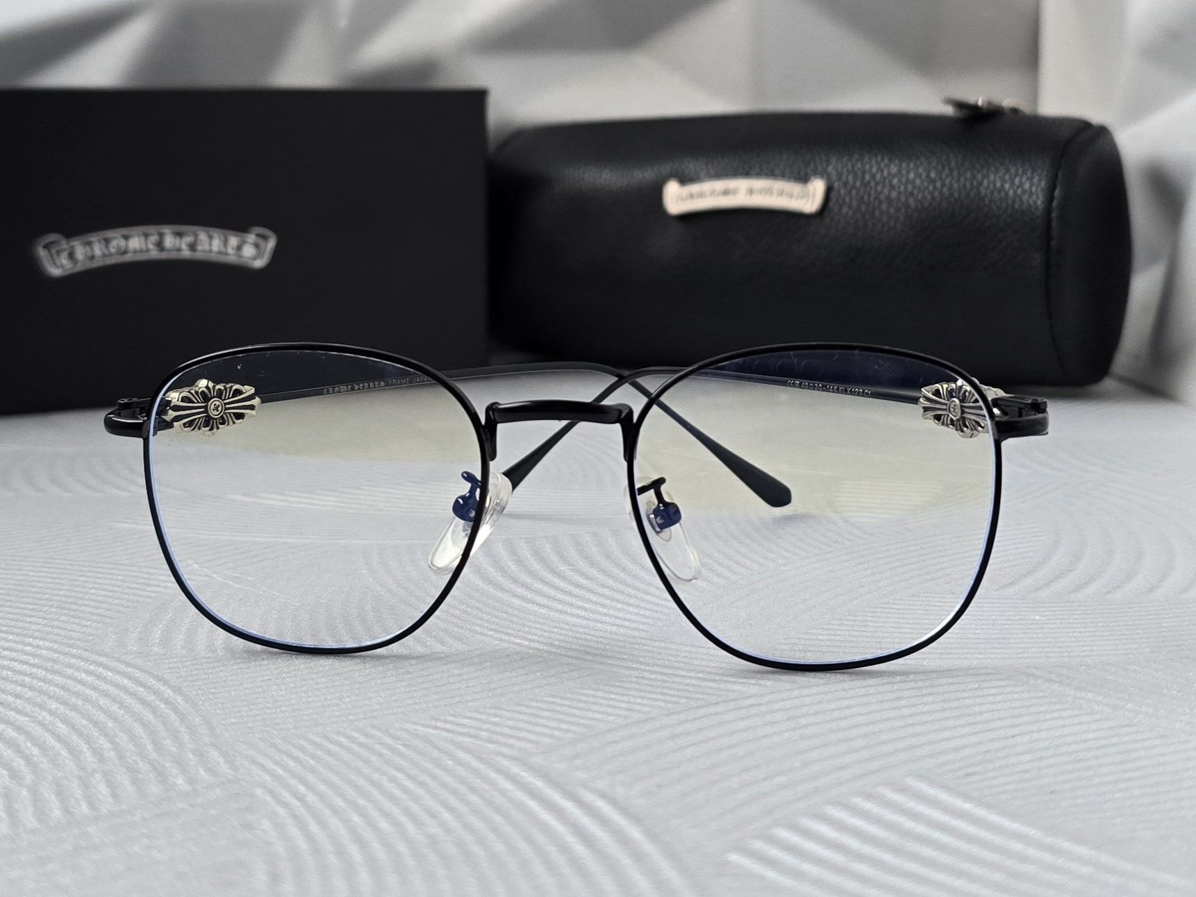 Очила за компютър Диоптрични рамки прозрачни слънчеви chrome hearts