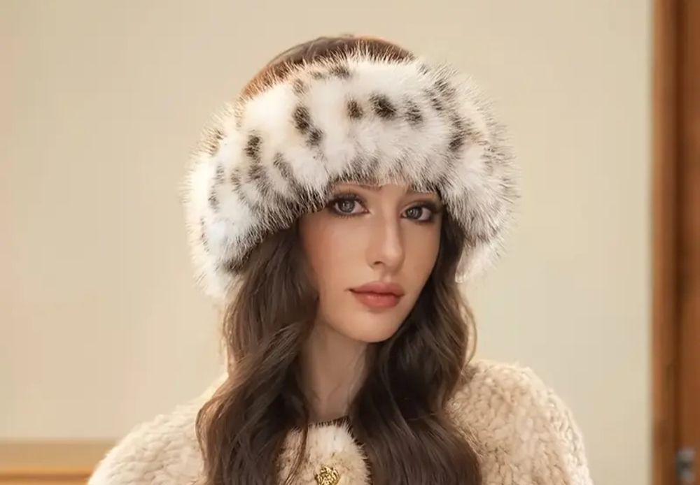 Căciuli damă din blana artificială