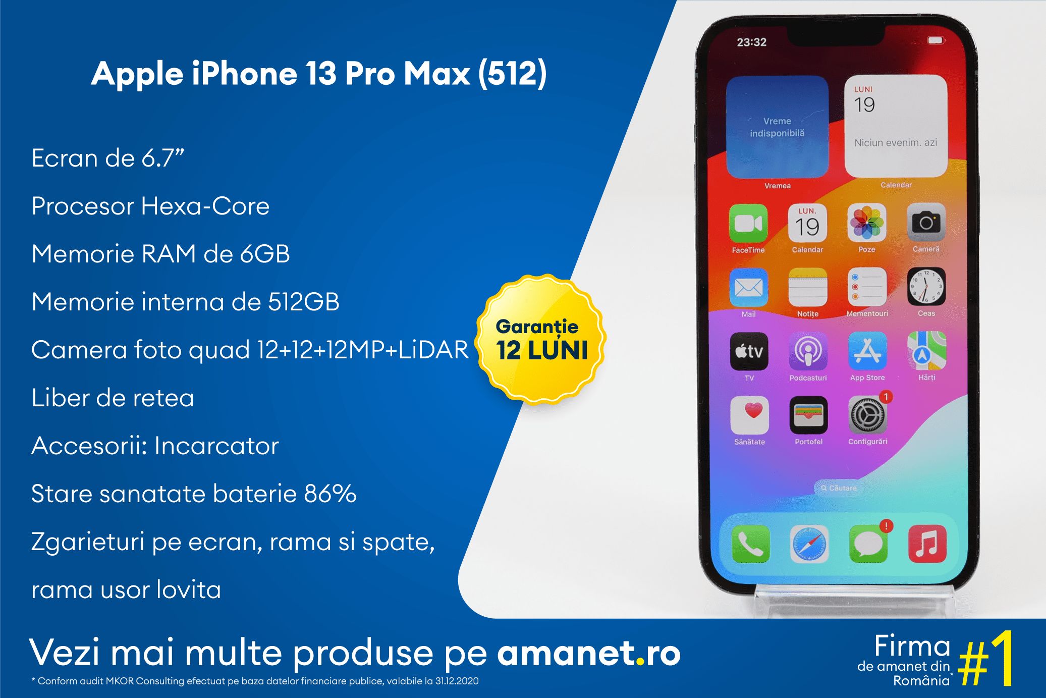 Apple iPhone 13 Pro Max (512) - BSG Amanet & Exchange