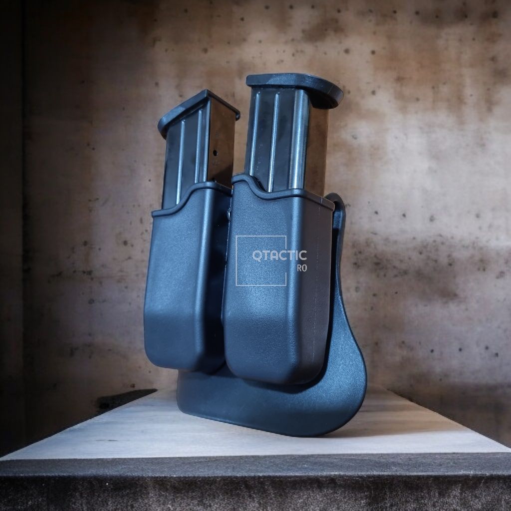 Port încărcător dublu pentru pistol - Glock, Beretta Px4, Cz, sigsauer