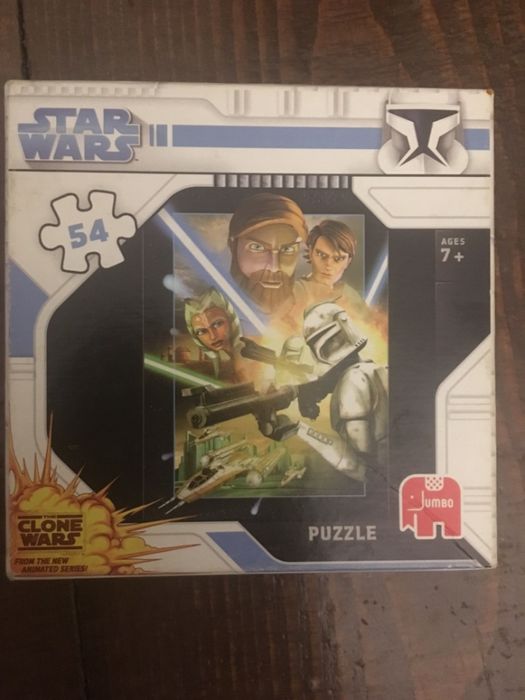 PUZZLE rar Star Wars Clone Wars pt copii 7+ 54 piese JUMBO Germania