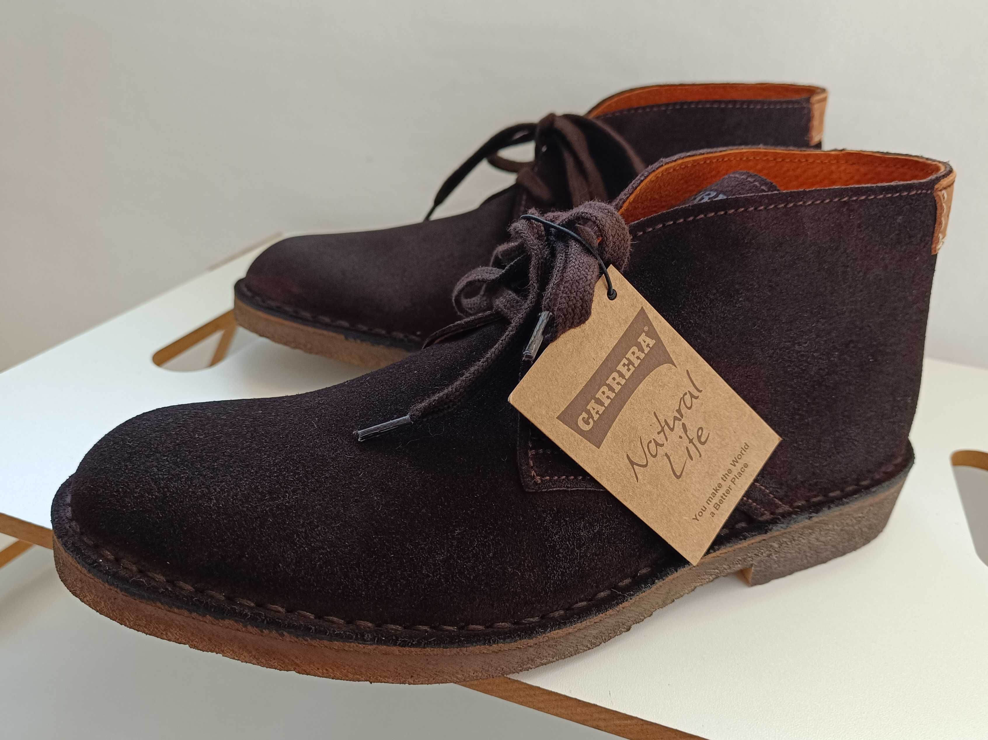 Ghete chukka desert 45 Carrera Jeans NOI piele naturala moale