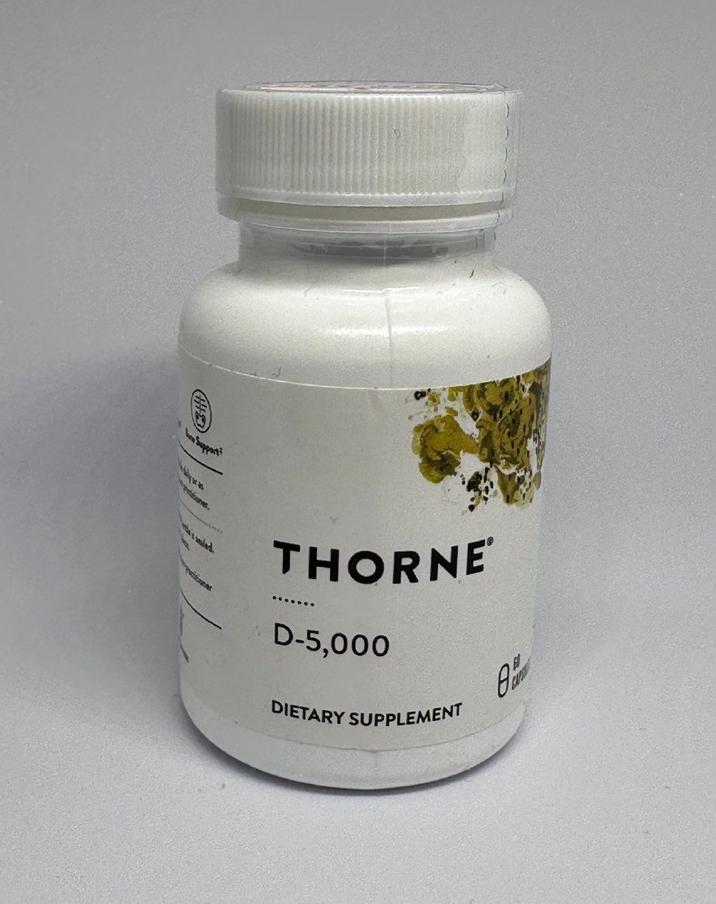 Thorne витамин D-5000 — добавка витамина D3 — поддерживает здоровье