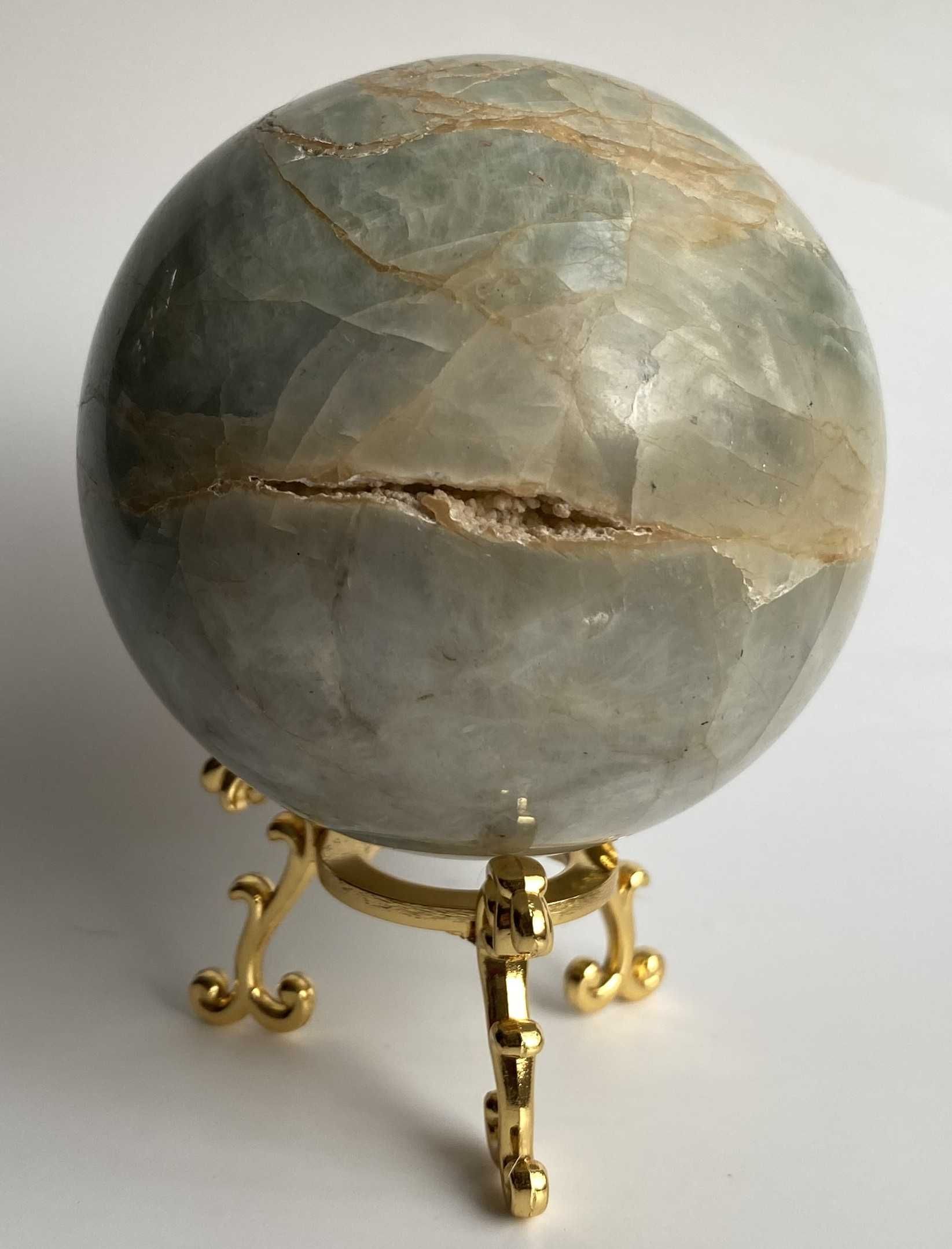 Cristale/Minerale - Piatra Lunii Verde - sfera piatra semipretioasa