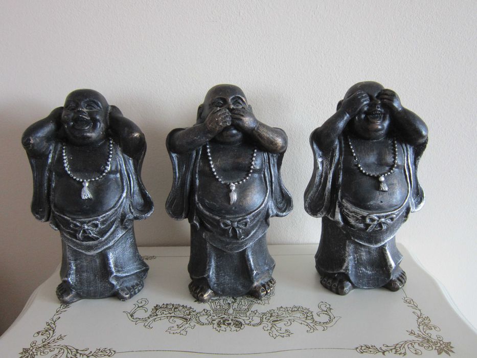 cadou deosebit 3 Buddha intelepti "Nu Văd,nu Aud,nu Spun răul"