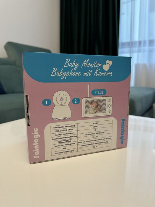 Baby Monitor | Camera copil | Camera copii | Full HD | Raza 100m