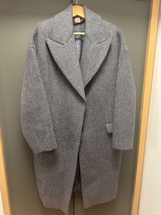 Palton gri cu bleumarin, mărimea 34, &OtherStories