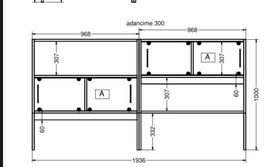 Mobilier Copii /pat cu spatii depozitare