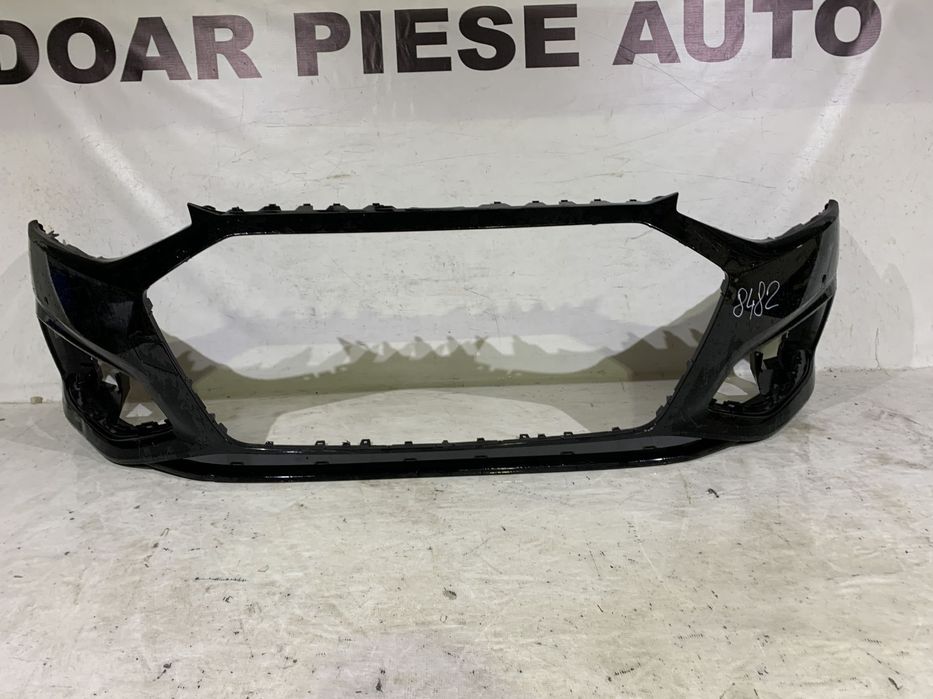 Bara fata Audi A4, B9, facelift, 2020, 2021, 2022, 2023, 2024, cod origine OE 8W0807437AH, cu gauri pentru senzori de parcare (4).