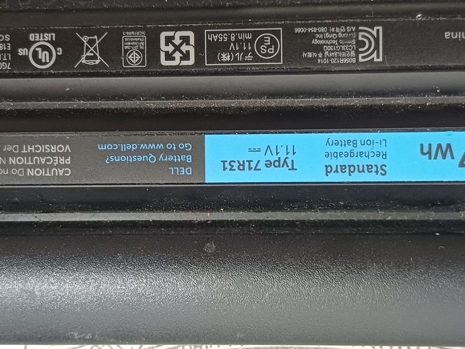 Baterie Dell 71R31 Oem 97Wh 9 celule
Este testata. Are 80% capacitate