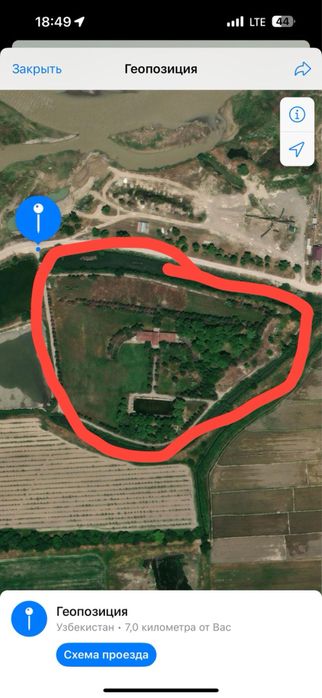 Прдаётся 4,4 гектара частная территория! Срочно