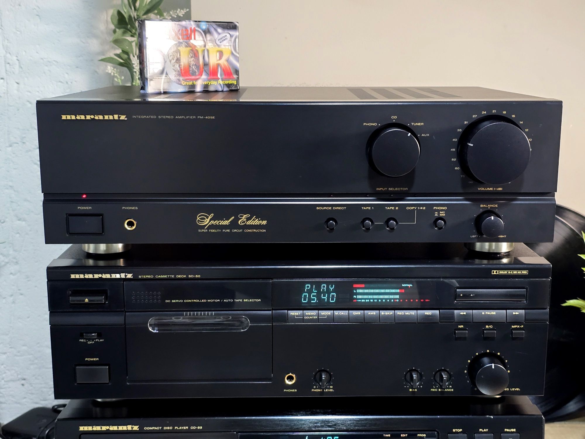 Linie audio MARANTZ ,deck, tuner ,cd-player, amplificator, hifi stereo