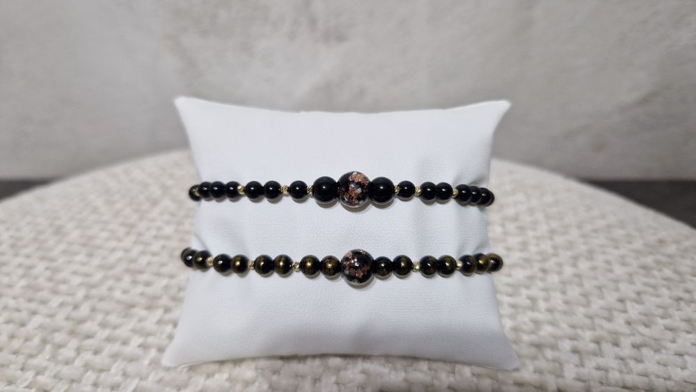 Bratari din aur 14K pe snur reglabil