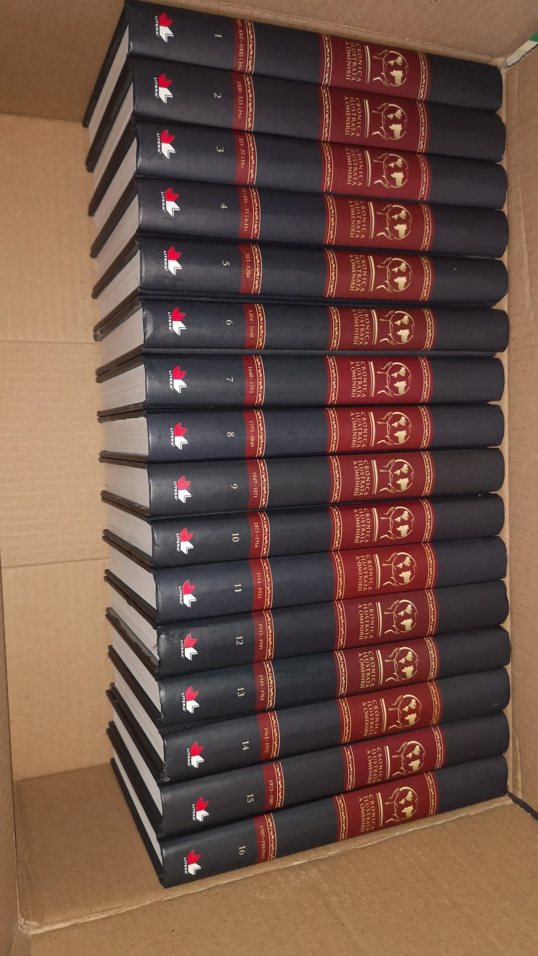 Vand Cronica ilustrata a omenirii- 16 volume-Editie completa