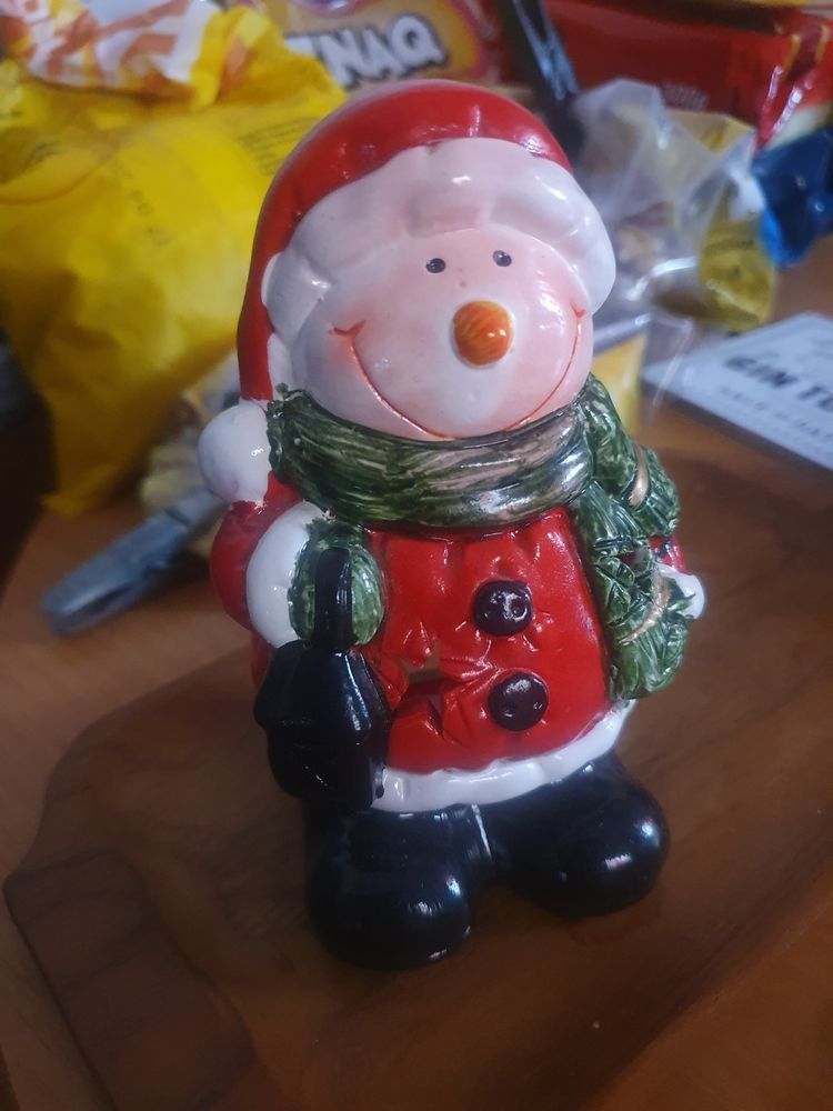Felinar Moș Crăciun+om zăpadă gratis
