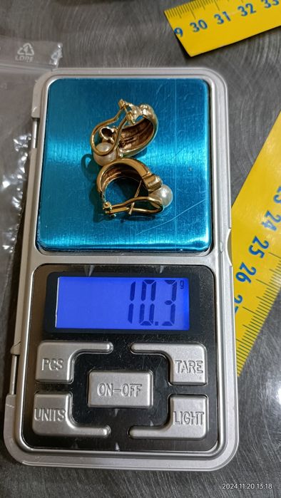 Vind cercei din aur 14kt cu perle Akoya