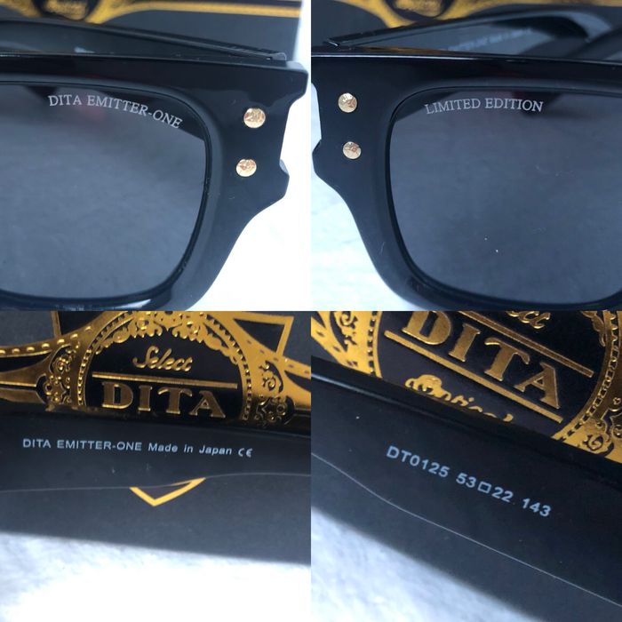Мъжки слънчеви очила dita 2 цвята черни