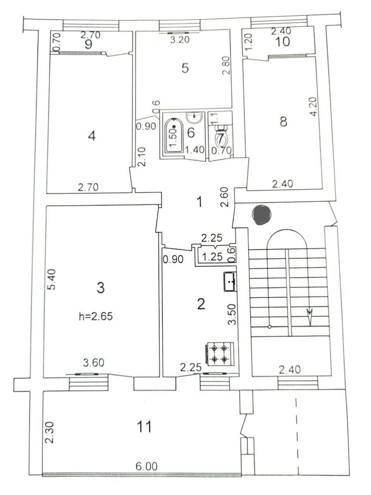 Продаётся 4х ком кв. На Ц-1, 90м2. Мирзо-Улугбекский район.