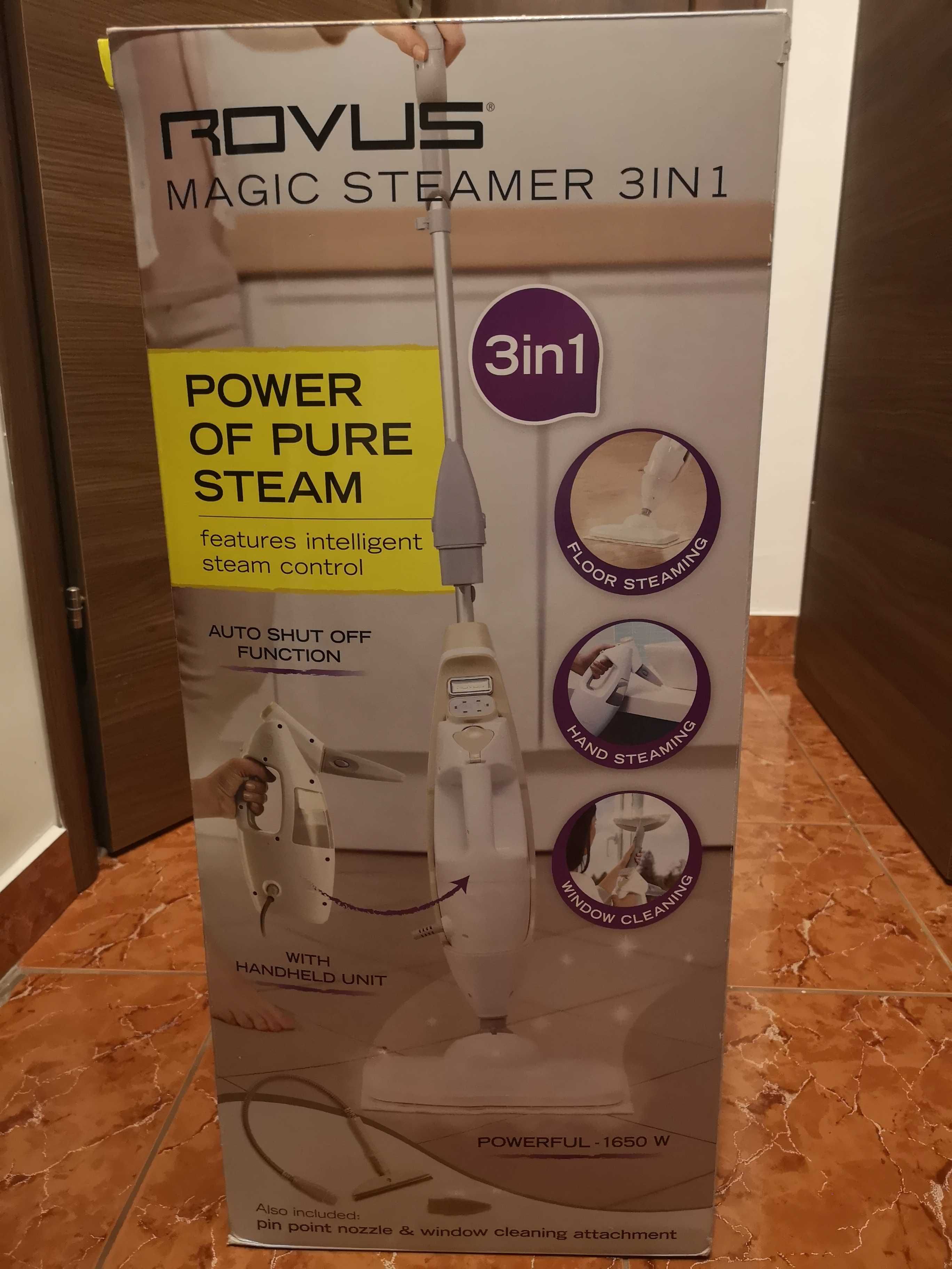 Mop cu abur Rovus Magic Steamer 3 în 1 Model 7688 - aproape nou