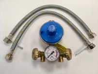 Kit minicentralina GPL cu regulator GPL 7kg/h cu manometru Tecnogas