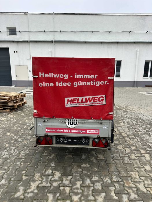 Remorcă 750kg prelată Germania