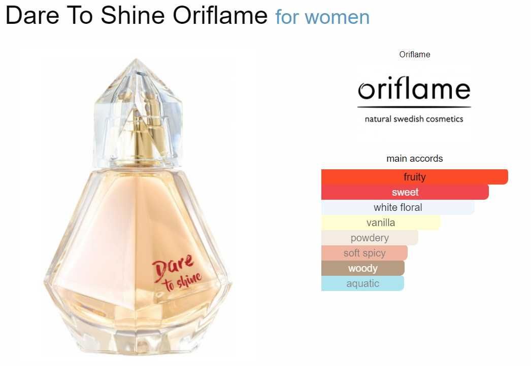 НОВ Oriflame Dare to Shine 50мл, от 56 на 49лв, Спиди