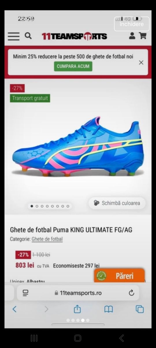 Crampoane puma king