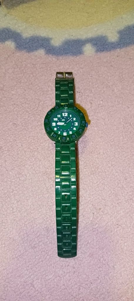 Детски часовник Swatch Flik Flak+подарък детски часовник Q&Q