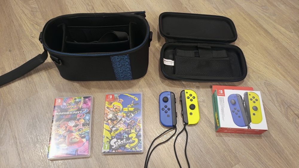 Nintendo Switch Oled - ed. Tears of the Kingdom, 2 jocuri și accesorii