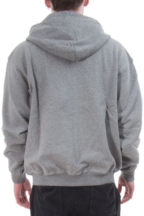 Represent Blank Zip Hoodie in Grey Melange size S