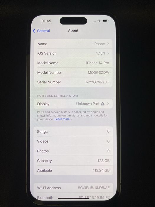 iPhone 14 Pro 128GB ID-tlg191