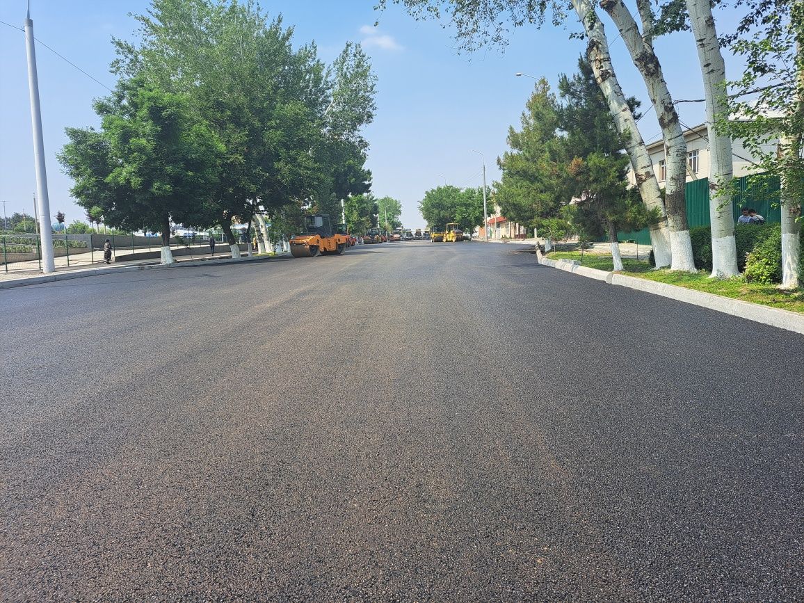 Асфальт ишларини киламиз