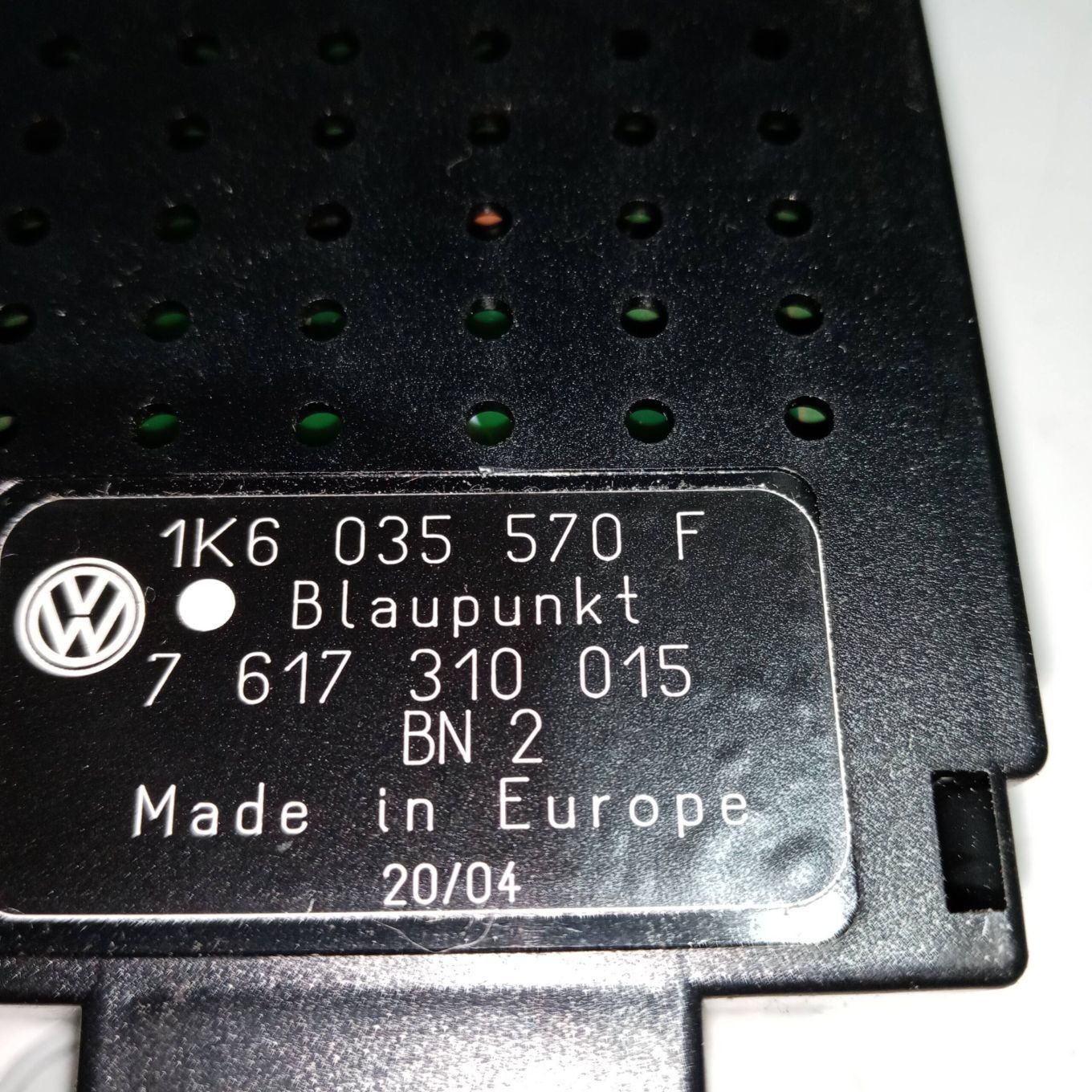 Amplificator semnal radio VW Golf V 2003-2009 | 1K6035570F | 7617310015