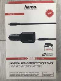 Incarcator charger universal auto pentru laptop si telefon Hama 70W
