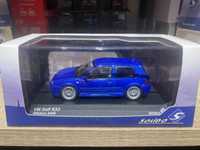 SOLIDO VW Golf R32 4Motion AWD machetă auto scara 1:43 Blue