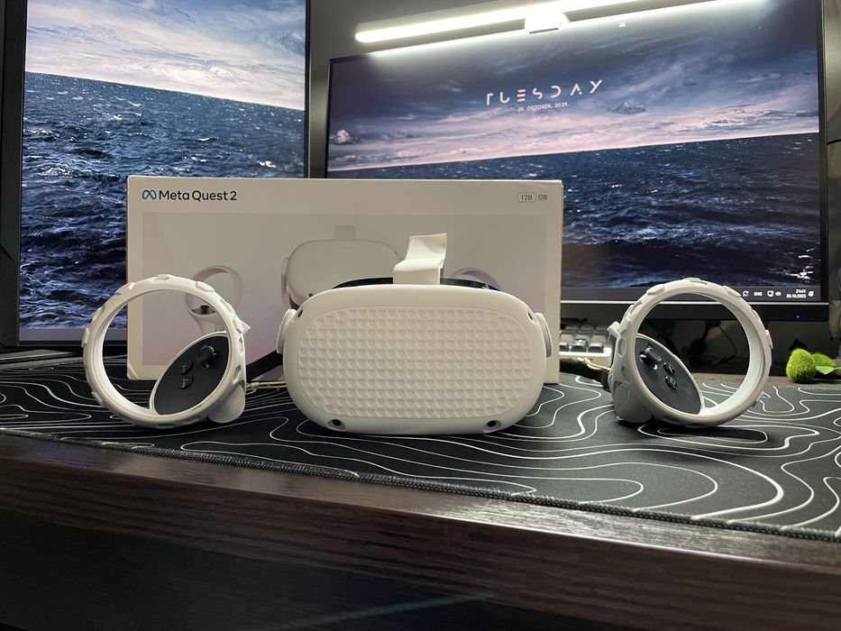 Vr очки Meta Quest 2 в хорошем состоянии в полной комплектации