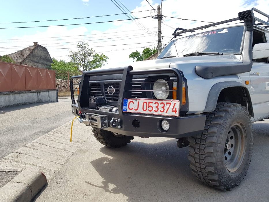 Bara fata de otel cu placa troliu - Nissan Patrol Y60