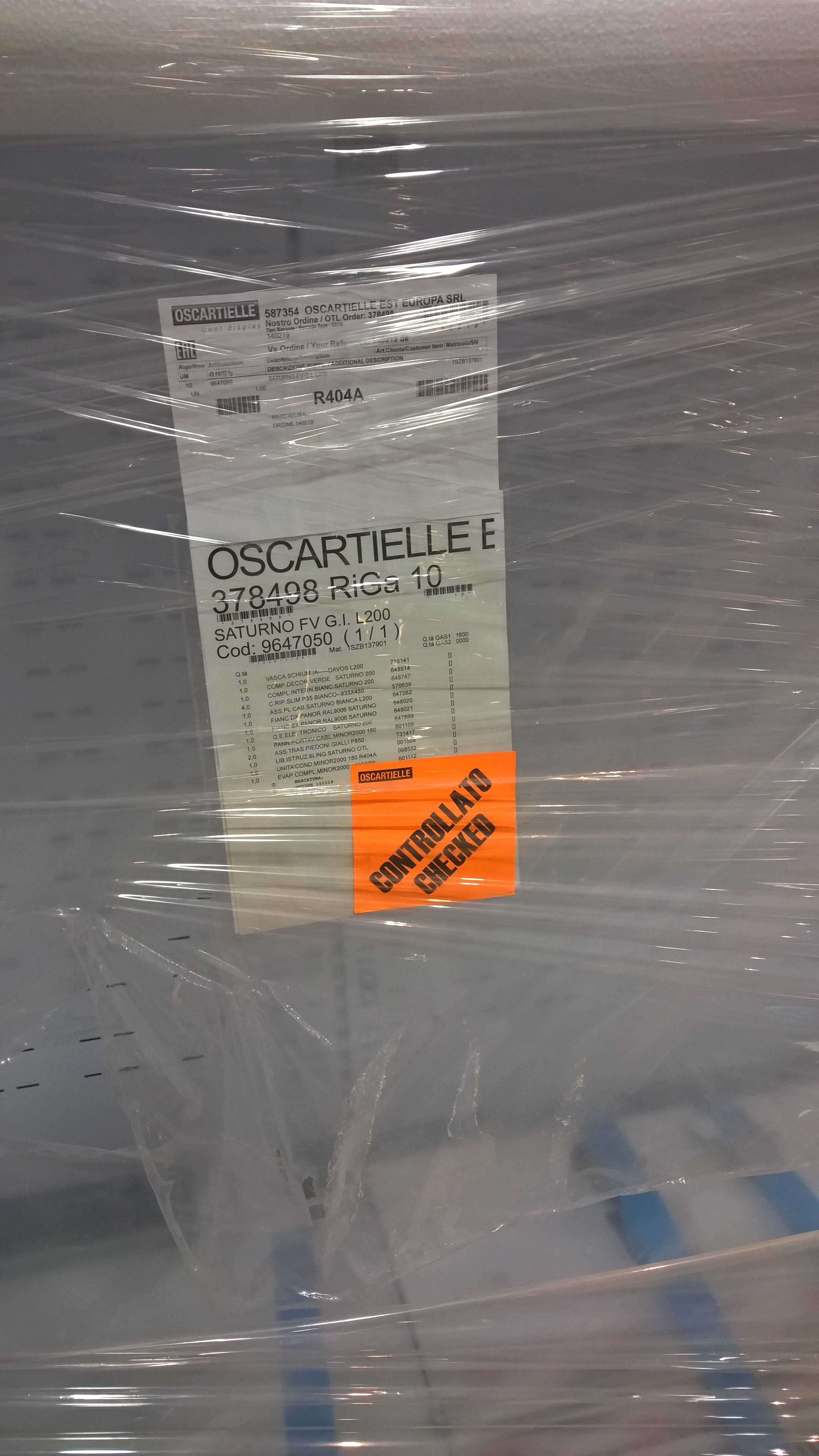 Vitrina frigorifica Oscartielle