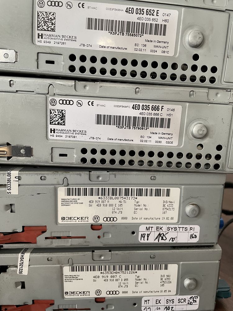 Magazie cd modul radio amplificator audi a4 b8 a5 a6 q7